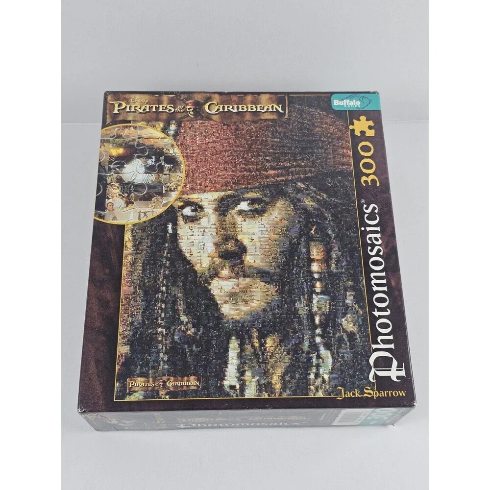 Pirates Of The Caribbean Jack Sparrow Buffalo Games 300 Puzzle (1 Piece Missing)